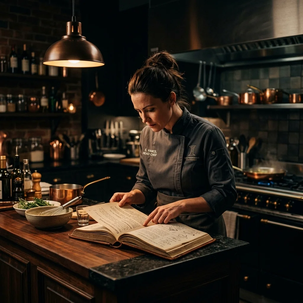 Chef leyendo